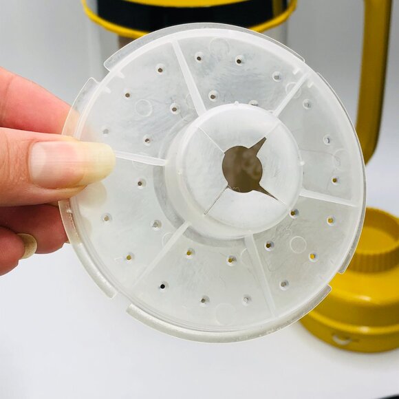 Vintage 70s SEARS ROEBUCK Golden Yellow Automatic Coffeemaker: 10 cup Percolator - Picture 4 of 16